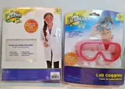 Toys R Us. EDU SCIENCE LAB COAT & GOGGLES. FITS AGES 8-12..FREE SHIPPING