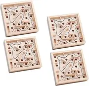 Totority Solid Wood Driving Beads Maze Puzzle Boys and Girls Maze Toys Preschool Educational Toys
