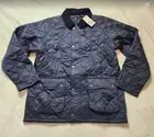 New men's XXL Barbour x Vineyard Vines Ashby quilted jacket in Navy