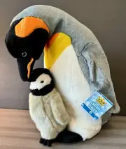Wild Republic Emperor Penguin with Baby 14" Plush Stuffed Animal