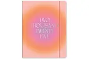 2025 17-Month Planner Just Right Sunset Splash Weekly/Monthly Orange Circle Studio 25352
