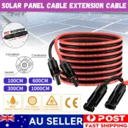 1-10M EXTENSION CABLE WIRE CONNECTORS SOLAR PANEL TO REGULATOR 10AWG 6MM² AU