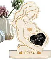 Photo Frame For Ultrasound For Baby - Photo Frame For Ultrasound | Wooden Photo Frame Panel For Pregnant Woman, Modern Ultrasonic Frame, Pregnancy Announcement Souvenir
