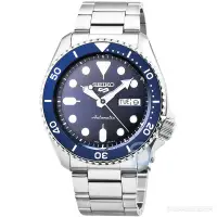在飛比找露天拍賣優惠-【柒號本舖】SEIKO 精工次世代5號機械鋼帶腕錶-藍水鬼 