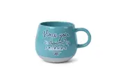 Friends How You Doin Round Mug (Blue/Black) (One Size)