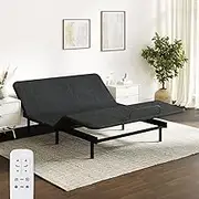 Nectar Classic Adjustable Base - Queen - Head & Foot Incline - Wireless Remote with Memory - Easy Set Up - Zero Clearance - Zero Gravity - Durable Frame