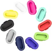 PEPLAYTAL 10pcs Light Green Silicone Dust Caps for Charger Port Protector Easy to Install and Remove Wear Resistant Safe Material for Use