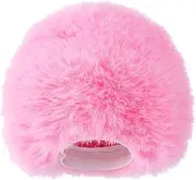 CustomyLife Pop Filter for Blue Yeti Microphone, Pink Mic Foam Cover with Furry Windscreen Muff windshield for Wind and Ambient Noise Reduction