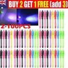 Up to 100pcs UV Light Marker Pen Invisible Magic Pencil Secret Fluorescent Pen