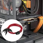 Flexible 50cm 18AWG 6Pin Female to DC5.5x2.5mm Power Cord for PC DIY Enthusiasts