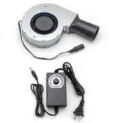DC Brushless Fan Motor DC12V 2A Turbo Speed Ajustable Controller Fans BBQ Blower