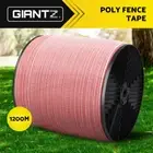 Giantz Electric Fence Wire 1200M Fencing Tape Poly Stainless Steel Temporary Kit