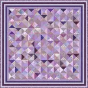 LAVENDER LADIES - 82" x 82" - Quilt-Addicts Pre-cut Patchwork Quilt Kit Queen