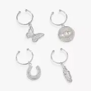 Alex And Ani - Protection Wine Charm Set - SS- NEW!