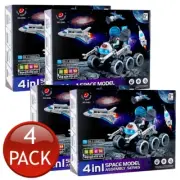 4 x 4In1 Space Model Kits Build Assembly Series Kids DIY Science Educational Toy
