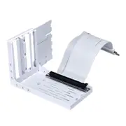 Lian Li Universal 4 Slots Vertical GPU kit with Gen 4 Riser White - Version 2 (VG4-4-V2W)