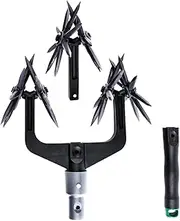 Zhadyu Rotary Cultivator,2-in-1 Garden Rotary Cultivator Tool - Ergonomic Handle Manual Gardening Loosener Weeding Lawn Aerator for Reseeding Grass Yard Patio