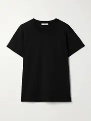 [The Row] The Row - Florie Cotton-jersey T-shirt - Black - x small x small Black