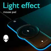ALIENWARE LED RGB Mouse Pad Keyboard 15W Qi Wireless Phone Charging Desk