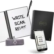 Rocketbook Smart Reusable - Dot-Grid Eco-Friendly Notebook with 1 Pilot Frixi...