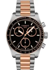 [Tissot] PR516 Quartz Chronograph T1494172205101 Watch in Rose Gold/Black