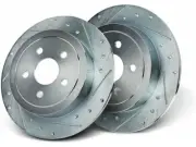Rear Brake Rotor Set For 1995-2000 Chrysler Cirrus 1996 1997 1998 1999 CV294JG (for: Chrysler)