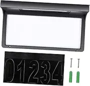 TEHAUX Led Solar Address Sign Light-up House Numbers for Outdoor Solar-powered Yard Decor