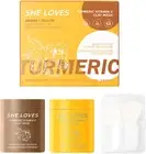 2Pcs Clay Mask, Turmeric Clay Face Cleanser with Vitamin C, Gentle Mud Facial Ma