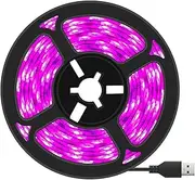 LED Plant Grow Light Strips,USB Plant Growth Light, 5V Waterproof Full Spectrum for Indoor Plants Grow Lamp, for Hydroponics,Succulent,Vegetables,Flowers,Gardening (Waterproof 1 Meter Light Strip)