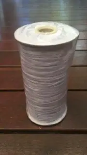 WHITE Size 3mm width,180m Sewing Elastic sewing elastic