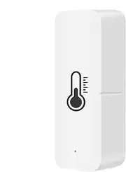 Temperature Humidity Sensor, Electronic Smart Monitor, Accurate Temperature Gauge, Battery Powered Gauge, Ideal for Home Use, Provides Real-Time Readings for Optimal Indoor Comfort