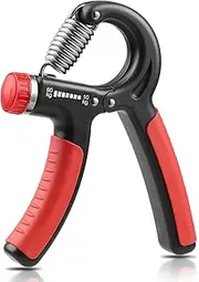 NIYIKOW Grip Strength Trainer, Hand Grip Strengthener, Adjustable Resistance 22-132Lbs (10-60kg), Forearm Strengthener, Perfect for Musicians Athletes and Hand Injury Recovery