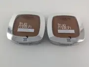 2 x L'Oreal True Match Blendable Perfecting Powder 10.D/10.W Deep Golden NEW