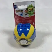 POKEMON MEGA BALL Grookey Figure Building Set with Quick Poke Ball