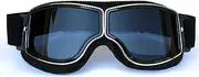 DOBEST Vintage Goggles Sports Sunglasses Helmet Steampunk Eyewear for Outdoor Motocross Racer Motorcycle Aviator Pilot Style Cruiser Scooter Goggles Retro for Kids Men and Women