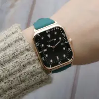 在飛比找蝦皮購物優惠-現貨簡約手錶 長方形手錶 女表女士手錶石英錶女生膠帶表矽膠帶