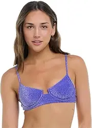 [EIDON] Women's Standard Erika Underwire Demi-Cup Bikini Top Swimsuit