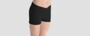 Bloch Girls Matea V Front Dance Shorts CR2704 Black Size 8/10