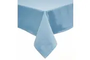 Cotton Blend Table Cloth Sky Blue by Hoydu