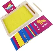 COHEALI Educational Sand Writing Toy Set Preschool Learning Activities Sensory Play for Toddlers