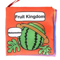 在飛比找金石堂優惠-Fruit Kingdom~寶寶認知學習英文布書