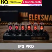 IPS Pro RGB Digital Clock 6 Numbers Nixie Electronic RGB Light Retro Glow Tube