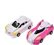 2 Car Transform Toy for Kids Car Combination Transform Collision Transforming Action Robot Car Toy Transforming Car Robot Toys Restorable Kids Auto After Crashing Transformed Into an Animal Shape