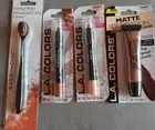 L.A. COLORS Contour Stick Set Plus Matte Foundation & SASSY+CHIC Contour Brush