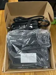 14xNew Genuine Dell PR03X K07A E-Port Port Replicator + 130w Dell AC Adapter