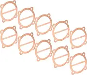10 Piece of Air Compressor Sealing Copper Sealing Cushion Metal Valve Plate 65mm Valve Leaf Seal Cylinder Seal Diameter Air Pump Accessories, Cylinder