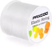 Paxcoo 1Mm Elastic Bracelet String Cord Stretch Bead Cord for Jewelry Making and