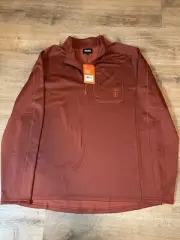 BASS OUTDOOR Men's Quarter Zip Button Pocket Pullover
