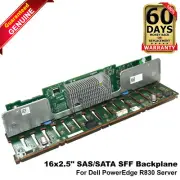 Dell PowerEdge R830 Server 16 x 2.5" SAS SATA SFF Backplane 58M4N 5DYV9 778N6