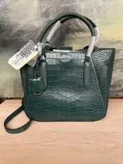 Radley Dark Green Faux Croc Liverpool Street 2.0 Medium Grab Bag